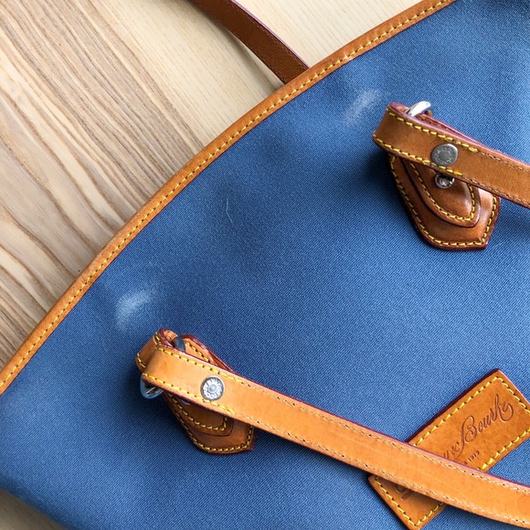 Dooney & Bourke Blue Canvas Shoulder Bag - Picture 5 of 8